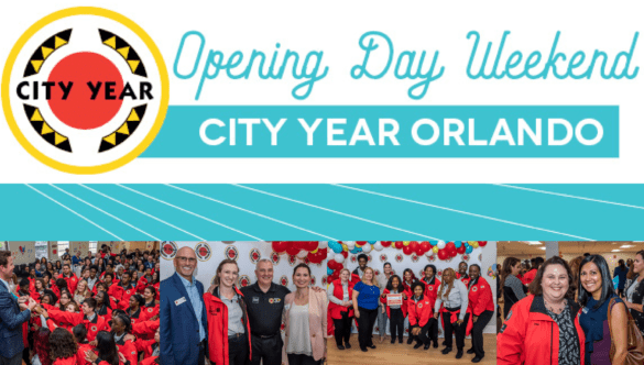 City Year Orlando opening day header image