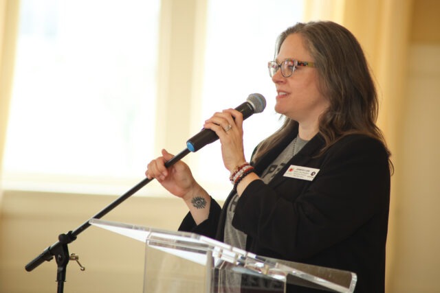 Jennifer Cobb at CYLR Women's Leadership Council Breakfast