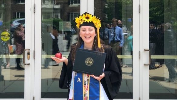 Julie Cusano graduated from Wheelock College with her teaching degree