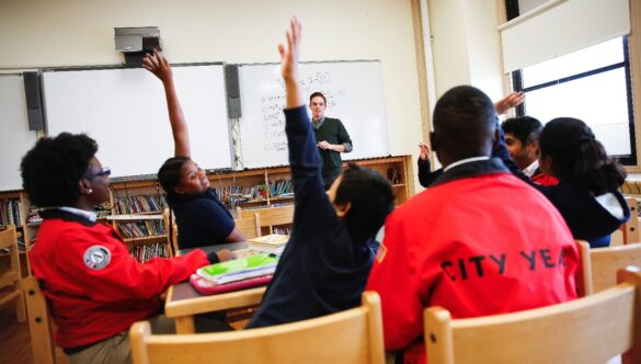 City Year classroom in school service