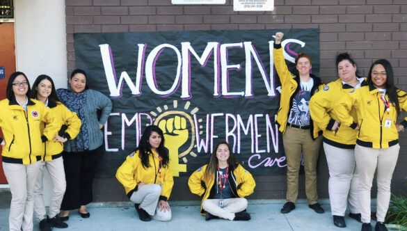 City Year Los Angeles Women's Empowerment and Corps members